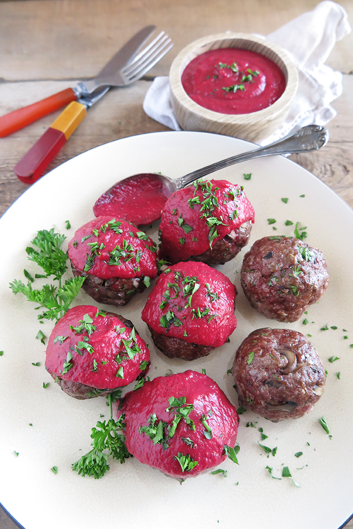 Meatballs with Nomato Sauce (AIP - Paleo - Nightshade-Free)