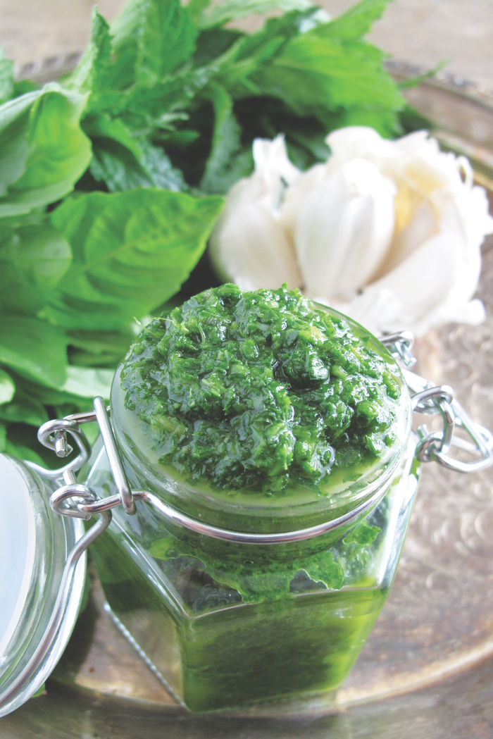Basil-Mint Pesto [Paleo - AIP - Nut-Free - Dairy-Free ] | A Squirrel in ...