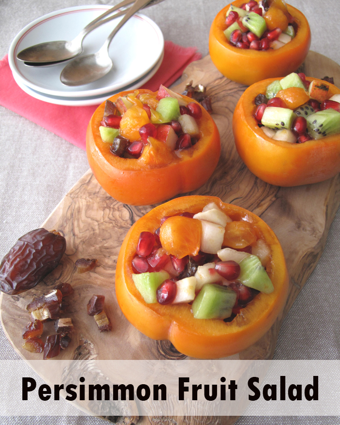 Aip Thanksgiving Paleo Persimmon Fruit Salad Fall Dessert Recipe A Squirrel In The Kitchen
