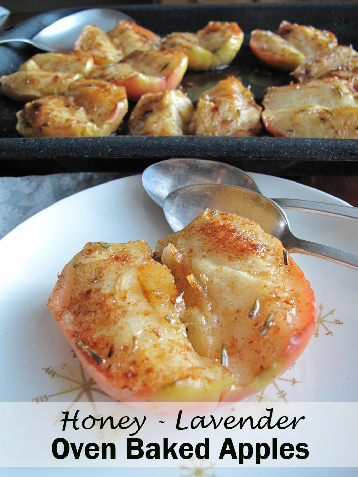 AIP / Paleo Honey Lavender Oven Baked Apples - A Squirrel in the Kitchen