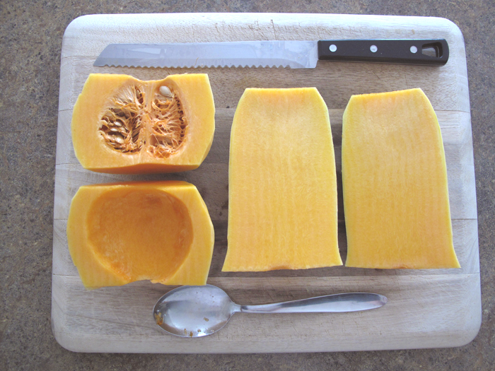 How to cut and peel butternut squash? - A Squirrel in the Kitchen