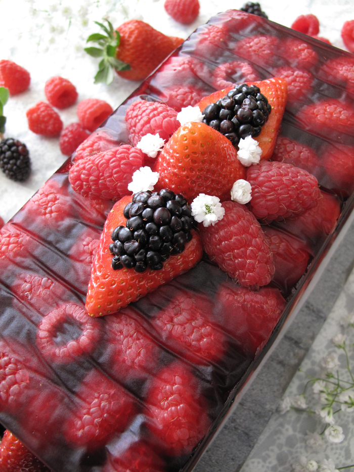 AIP / Paleo fruit terrine with berries - No bake dessert / A Squirrel in the Kitchen