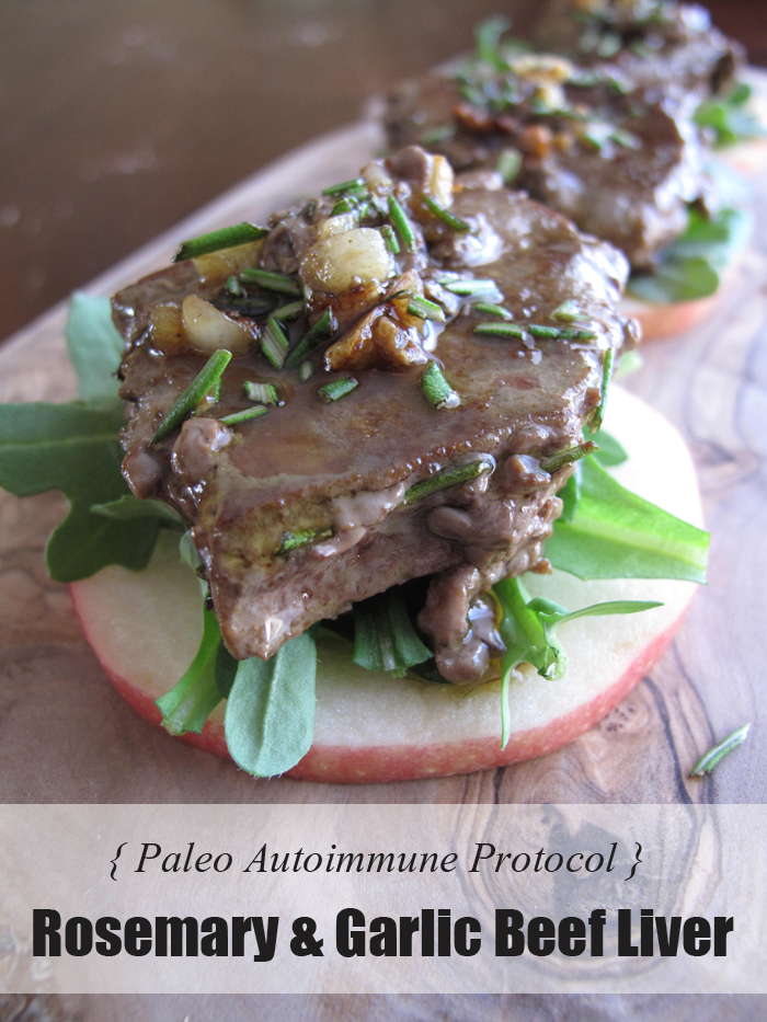 AIP / Paleo Rosemary & Garlic Beef Liver Appetizer