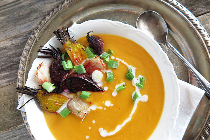 Creamy Butternut Squash, Carrot and Ginger Soup (Paleo, AIP)