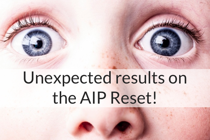 Unexpected Results on the AIP Reset Program!