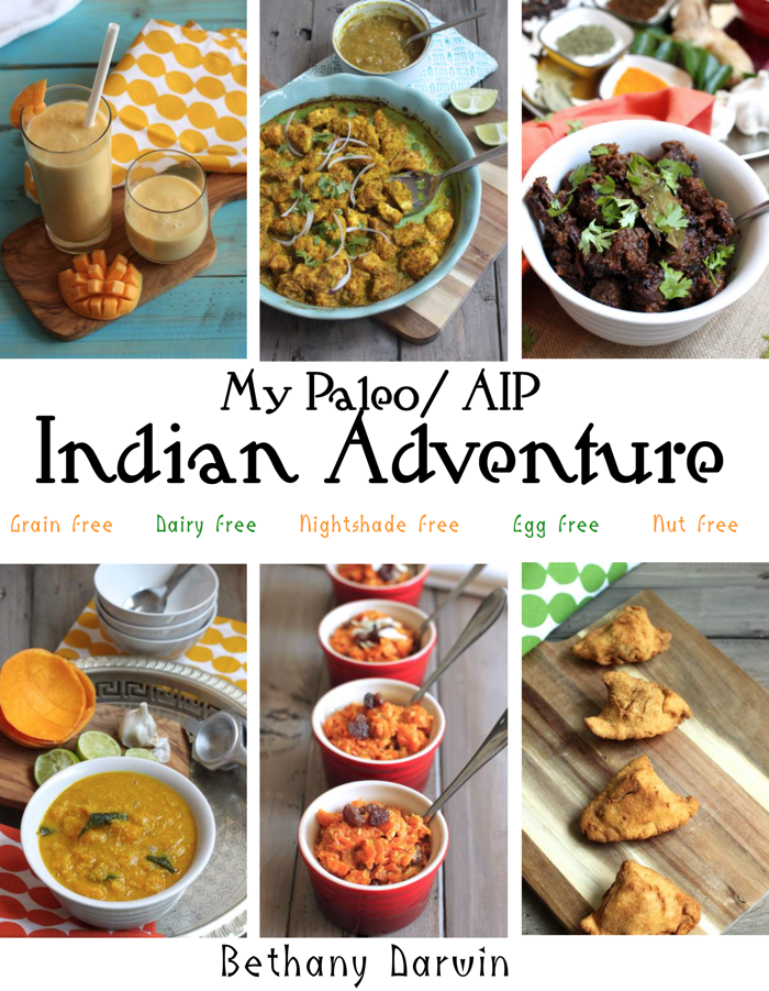 Giveaway of My Paleo/AIP Indian Adventures Cookbook