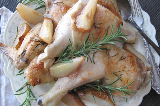 Rosemary and Pears Chicken