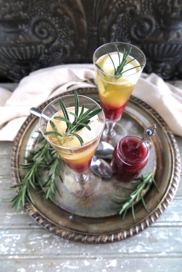 Festive Raspberry-Cherry Kombucha Mocktail [Paleo – AIP]
