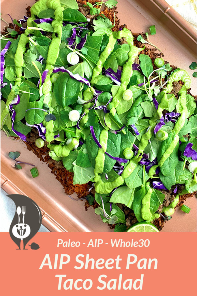 Sheet Pan AIP Taco Salad