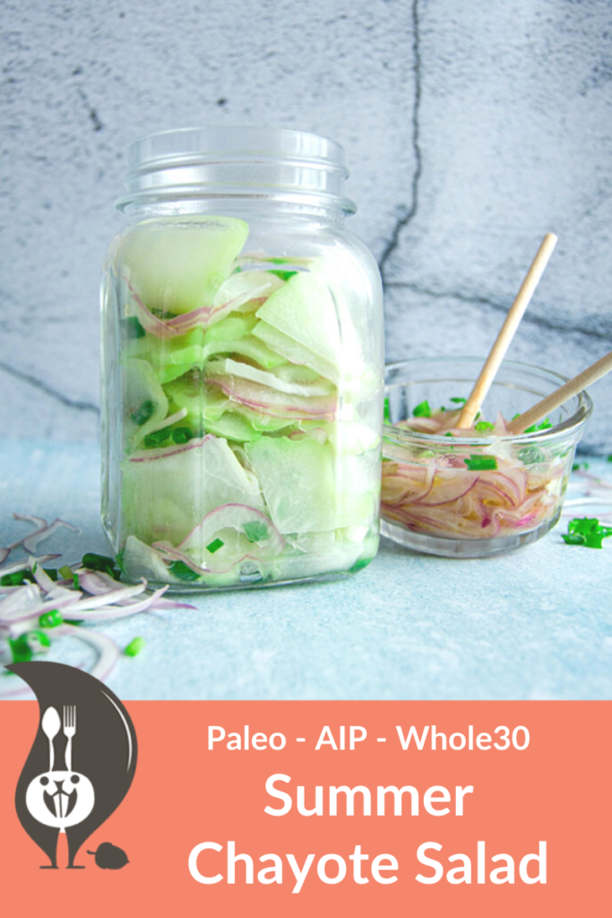 Summer Chayote Salad [AIP - Paleo]