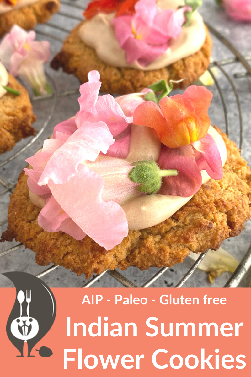 Indian Summer Flower Cookies [AIP-Paleo]